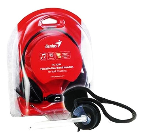 Auricular Genius Hs-300n Con Microfono Y Control De Volumen