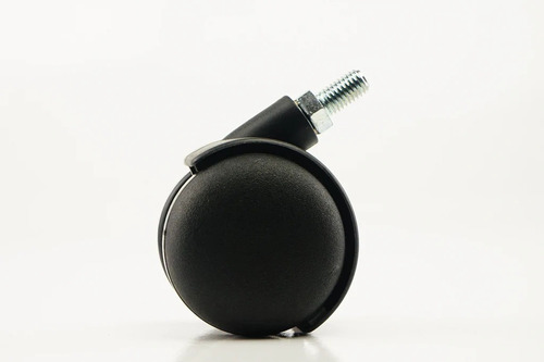 5uni. Ruedas Plasticas 50mm Para Mueble Con Rosca 1/4