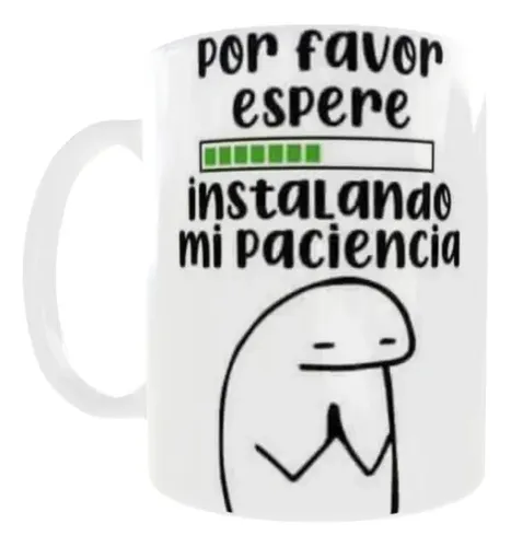 Tazón Flork Instalando Paciencia Blanco | Cuotas sin interés