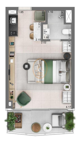 Apartamento Com 1 Dormitório(s) Localizado(a) No Bairro Vila Olímpia Em São Paulo / São Paulo - 16784:923952