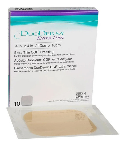 Duoderm Extra Thin, Caja X 10, Escaras, Convatec - Deltamed