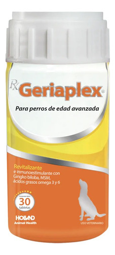 Geriaplex 30 Tab Edad Avanzada Inmunoestimulador Antioxidant