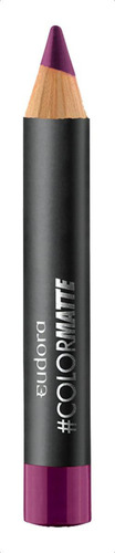 Labial Eudora Batom Lápis Color Matte color roxo vip mate