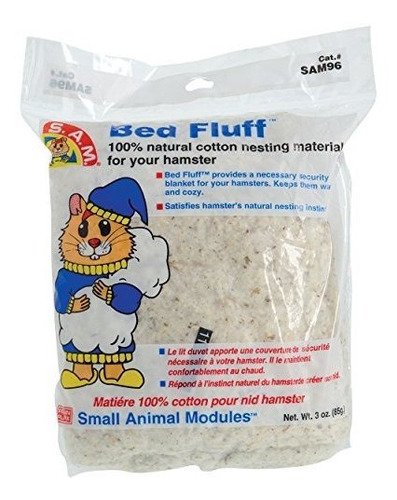 Penn Plax Bed Fluff Para Animales Pequeños 3 Onzas