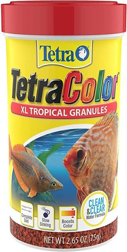 Tetracolor Granulos 75g (2.65 Oz) Alimento Para Peces 