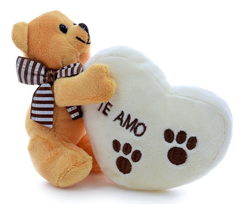 Oso De Peluche Con Corazón Original Importado Cute