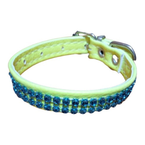 Collar Para Mascotas De Ecocuero Talle S. Glamour!!!!!