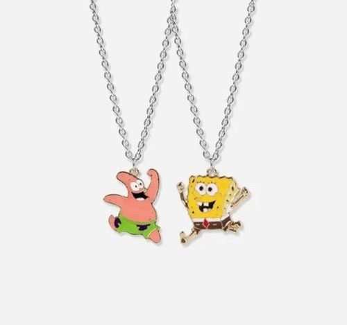 Collares Mejores Amigos Bff Bob Esponja - Patricio Estrella 