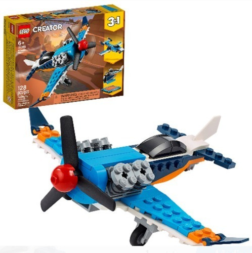Lego Creator 3 En 1 Avión De Hélice 31099 128 Pzas Original