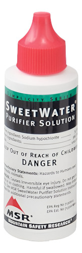 Msr Sweet Water Purifier Solution 2 Onzas 59 Ml