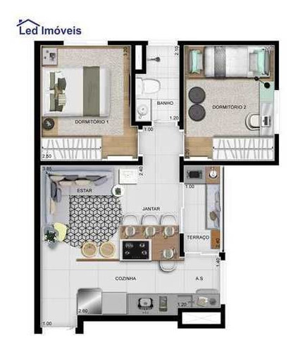 Apartamento Com 2 Dorms, Vila Osasco, Osasco - R$ 238 Mil, Cod: 470 - V470