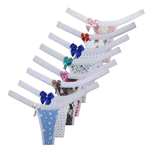 Calcinhas Femininas Atacado Fio Dental Kit Com 20 Peças