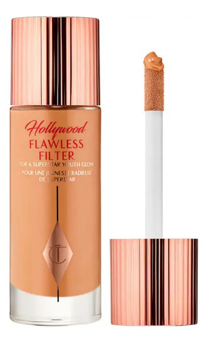 Base De Maquillaje Charlotte Tilbury Hollywood Flawless 6 - Tan - Warm Amber For Tan To Deep Skin Tones