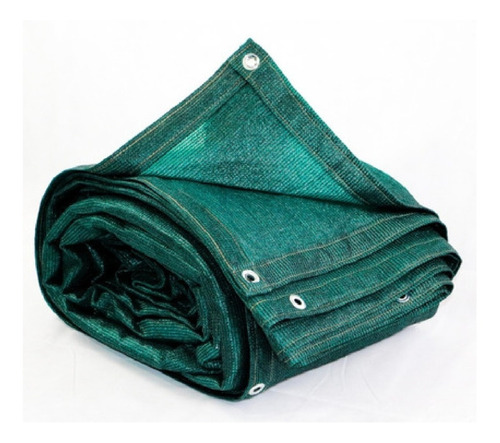 Malla Raschel Con Costura Y Ojales Color Verde - Azul De 95%