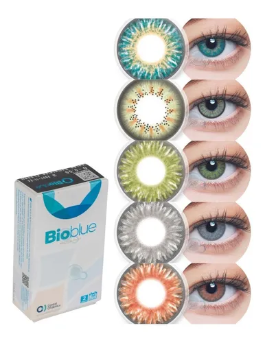 comprar Lentes De Contato Colorida Bioblue Multicolor Caixa 2 Unds