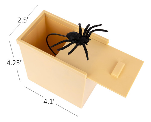 Broma De Araña En Una Caja, Caja De Broma Realista, Araña