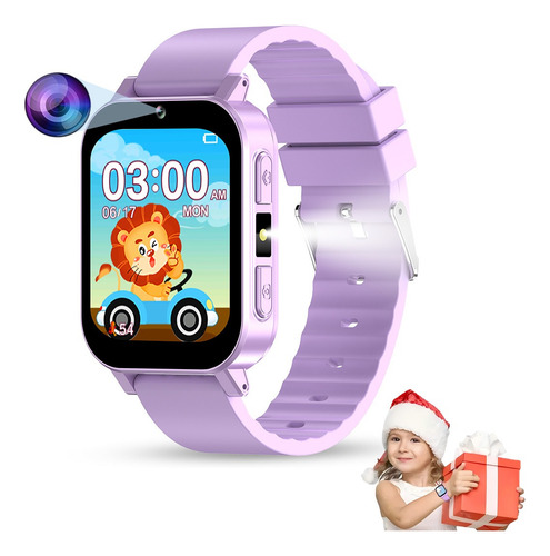 Relojes Inteligentes Para Niños Regalo 1.83'' Pantalla Táctil Con Aprendizaje 30 Juegos Educativos Cámara