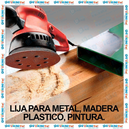 Imagen 3 de 7 de Lijas Redondas Kwb 60gr X 125mm X Paquete 5 Unidades