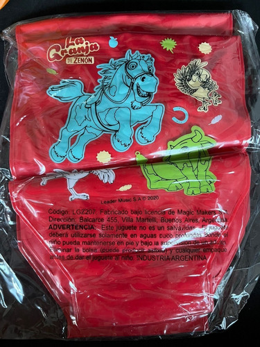 Imagen 4 de 10 de Granja De Zenón Set Verano Bracitos Inflables Y Balde