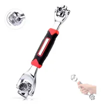 Comprar Llaves 48 En 1 Universal Inglesa Herramienta Acero Tuercas Color Rojo