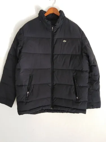 Chamarra lacoste negra hot sale