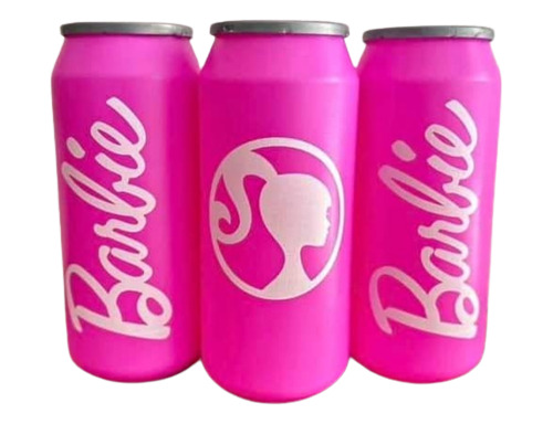 4 Latas De Plástico De 1 Lt Con Tapa De Diferentes Personaje