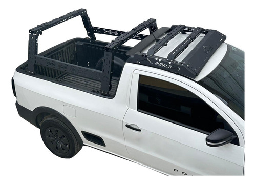 Canastilla Portaequipaje Y Rack Para Vw Saveiro Robust