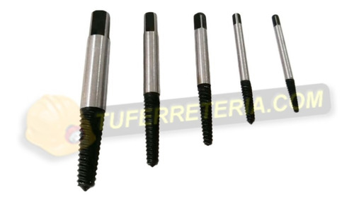 Imagen 3 de 5 de Extractor Para Tornillo 1/3 (3mm) A 3/4 (18mm)