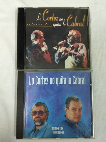 Cd Cabral Cortez-2 Cd's-onda Serrat Aute Chico Victor Sabina