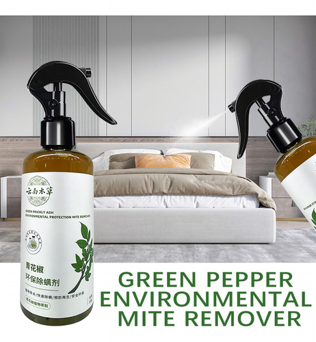 Ropa De Cama C Sin Ácaros En Aerosol De Pimienta Verde, 300