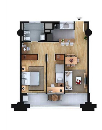 Imagen 12 de 12 de Apartamentos De 1, 2 Y 3 Dormitorios En Altos Del Libertador