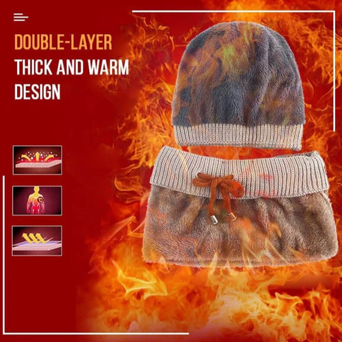 Set De Tres Piezas Con Gorros Con Pompones Para Mujer, Ideal