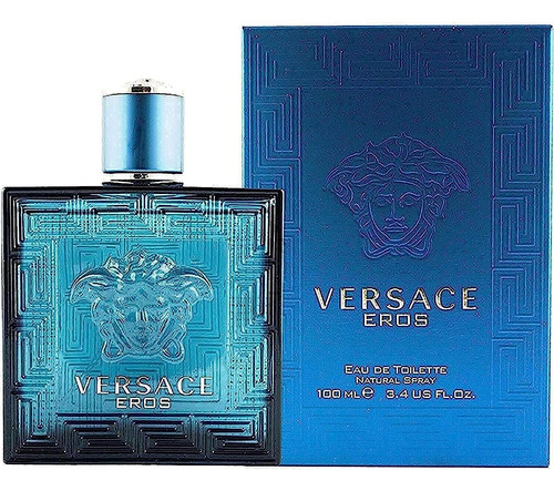 Perfume Versace Eros Eau De Toilette 100ml Para Homens