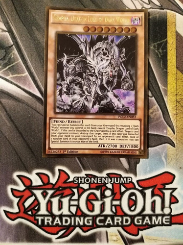 Grapha, Dragon Lord Of Dark World - Gold Rare      Pgl2