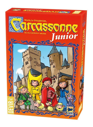 Carcassonne Junior Juego De Mesa Infantil Devir Niños