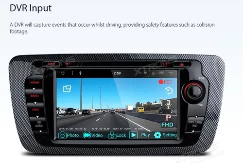 Cc3 2k para Seat Ibiza 2017 - 2020 Radio del coche Reproductor de vídeo  multimedia Navegación Estéreo GPS Android 10 No 2din 2 Din DVD