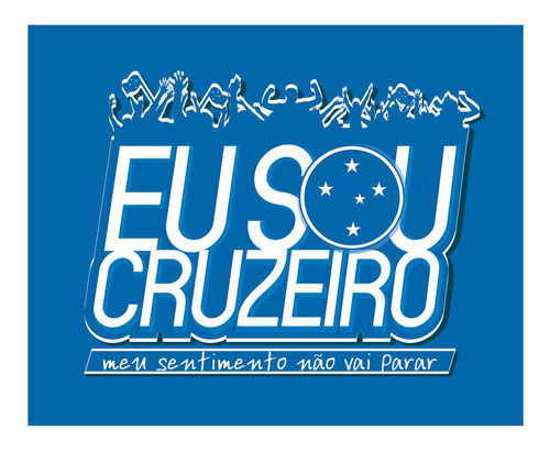 Mouse Pad Retangular Eu Sou - Cruzeiro