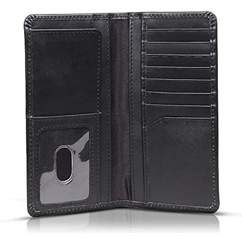 Raw Hyd Cuero Largo Wallet Para Hombres -rfid Npsny