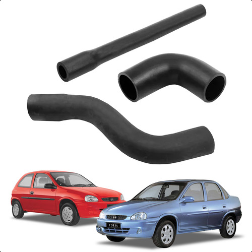 Mangueira Respiro Mtr (kit 3 Pç) Corsa 1.0/1.6 8v Mpfi 98/..