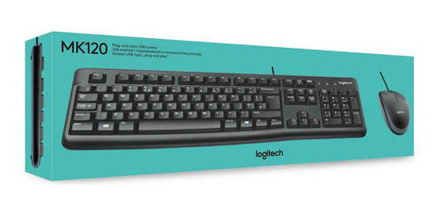 Gratis!!! Kit Logitech Mk120 (teclado+mouse) Conexión Usb