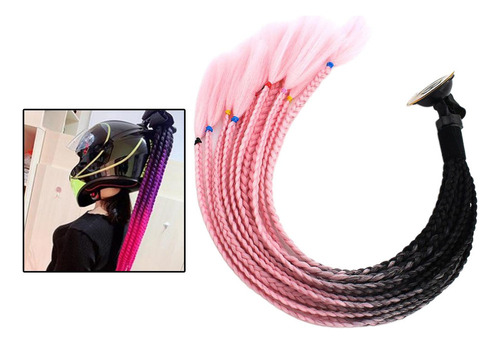 2x Casco De Motocicleta Dreadlocks Mujeres Hombre Casco