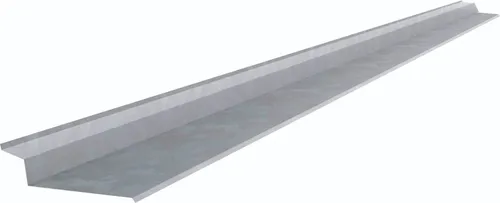 comprar Zingueria Cenefa Para Techos Sobre Teja C27 Galvanizada 2mts