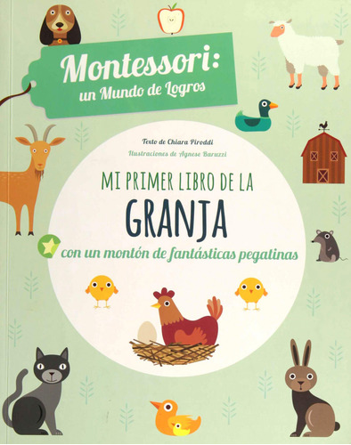 Mi Primer Libro De La Granja Con Pegatinas Montessori Un Mun