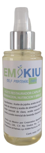 Aceite Capilar Restaurador Emikiu Aceite De Argan 150ml