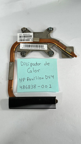 Disipador Hp Dv4-2000 486838-001 (Usado)