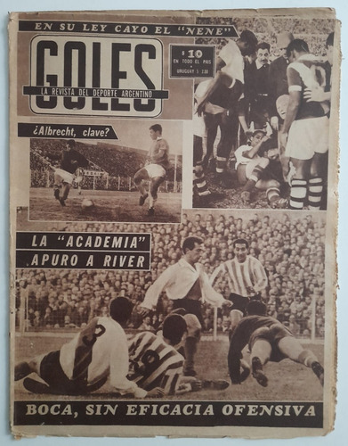 Revista Goles 835 Independiente Santos Libertadores 1964