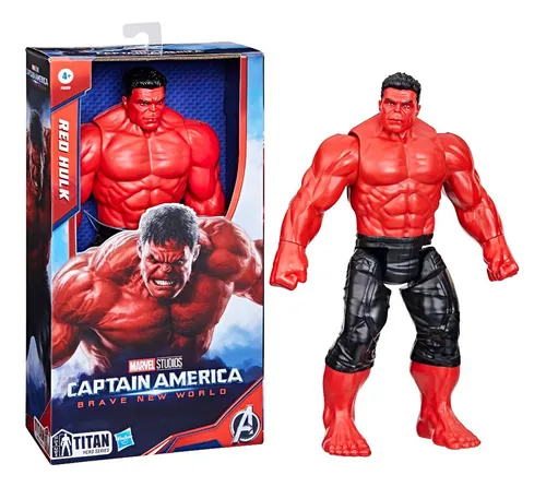 Titan Hero Red Hulk Captain America Brave New World Hasbro