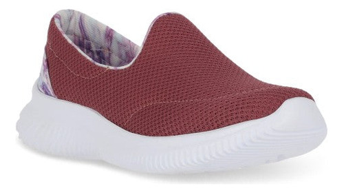 Sneaker Pr32539 Corte Textil Bicolor Malla De Piso Liso