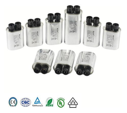 Capacitor Microondas 0.87 Uf 2100v Con Fusible 20a 250v