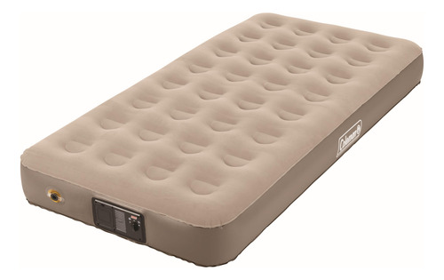Cama De Aire Extra Alta Con Bomba Incorporada Coleman Beige Bronceado